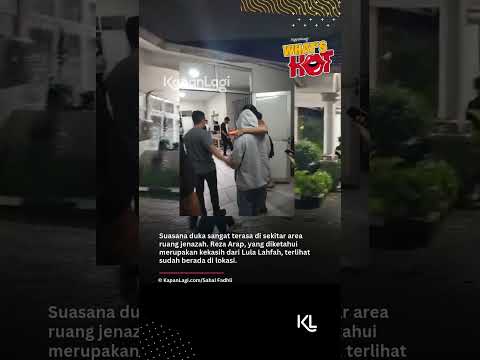 Lula Lahfah Meninggal Dunia, Reza Arap Tampak Terpukul di Ruang Jenazah RS Fatmawati