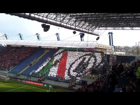 Oprawa przed meczem Wisła Legia