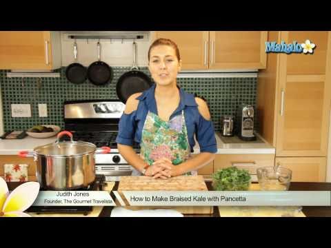 How to Make Braised Kale With Pancetta