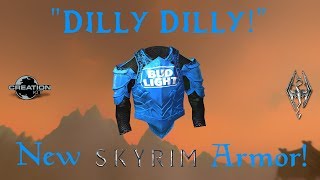 🔴NEW! Skyrim Mod Showcase #6 "BUD LIGHT ARMOR" - XBOX/PC MODS 2018