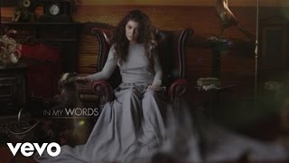 Lorde - In My Words (VEVO LIFT UK)