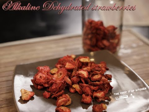 Alkaline Dehydrated strawberries Dr. Sebi approved