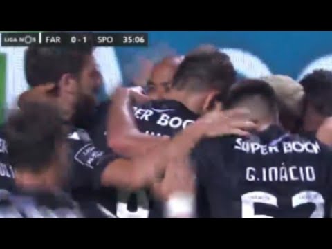 GOLO /SC Farense vs Sporting CP 0-1 /Golo do Sporting /⚽Pedro Gonçalves