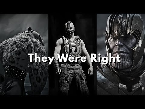 When Villains Were Right