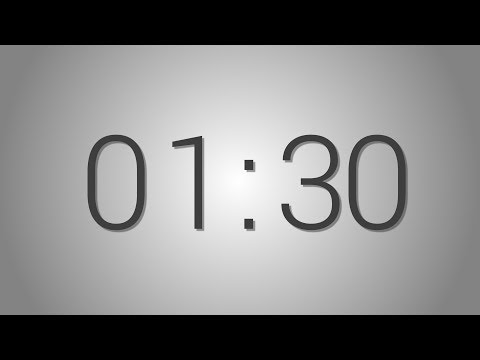 1 Minutes 30 seconds countdown Timer - Beep at the end | Simple Timer (one min thirty seconds)