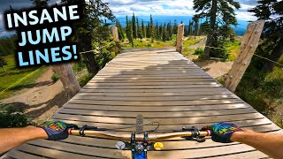 Dieser Bikepark hat ehrlich gesagt einige der BESTEN Sprunglinien!!