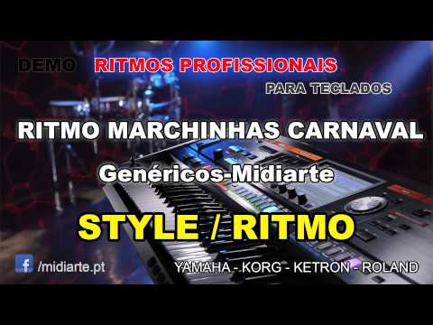 ♫ Ritmo / Style  - RITMO MARCHINHAS CARNAVAL - Genéricos-Midiarte