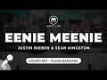 Eenie Meenie - Justin Bieber (Lower Key - Piano Karaoke)