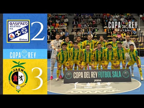 RESUMEN | Gasifred Atlético Ibiza 2-3 Jaén Paraíso Interior FS | CUARTA RONDA COPA DEL REY