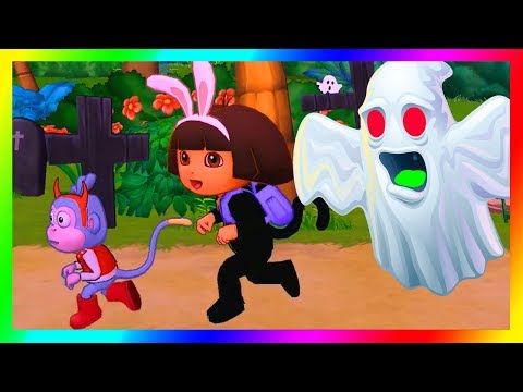 Dora the Explorer Games to Play Cartoon ➤ Dora's Halloween Parade and Friends!