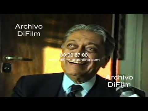 Romesh Chandra visits Argentina and talks about the Soviet Union 1989 FOOTAGE ARCHIVE