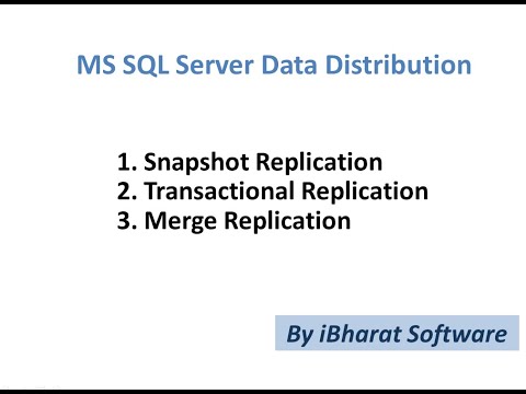 What is the Replication in MS SQL server – Data Engineer