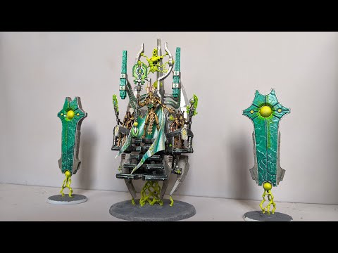 Warhammer 40K - Necrons - Szarekh - Silent King - Howto Paint for Beginner in five Steps