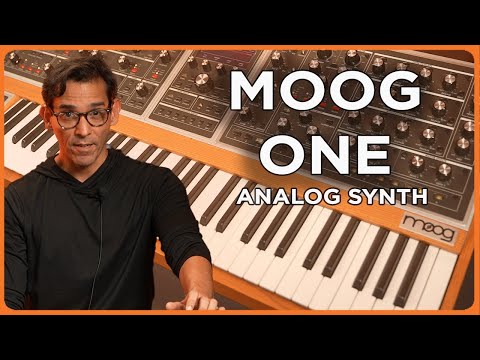 Moog One 8-Voice 61-Key Polyphonic Analog Synthesizer 2018 - Present - Black/Ash image 10