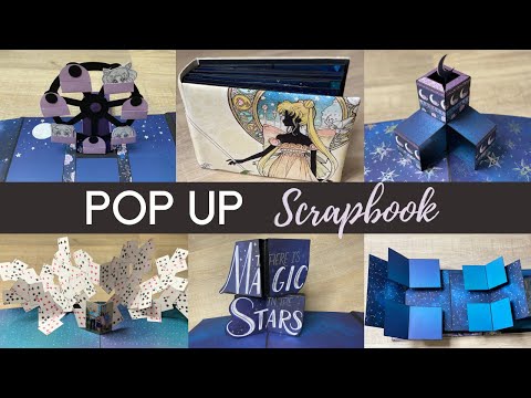 Pop Up Scrapbook 🌸 Moon Flower | Best Pop-Pop Ideas | DIY Interactive Photo Album 3D