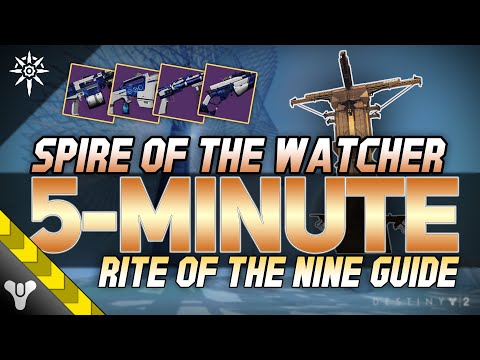 ‼️NEW‼️ SPIRE OF THE WATCHER GUIDE // 5-Minute Complete Rite of the Nine Walkthrough #destiny2