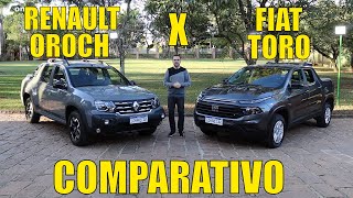 Comparativo: Renault Oroch x Fiat Toro