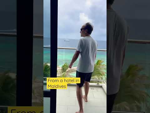 Ocean View from my Room in Maldives short video thumbnail