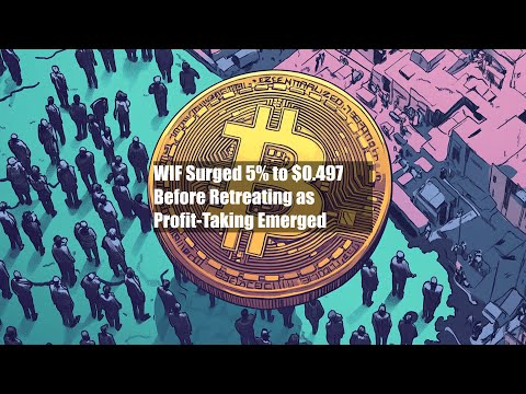 WIF Surged 5% to $0.497 Before Retreating as Profit-Taking Emerged