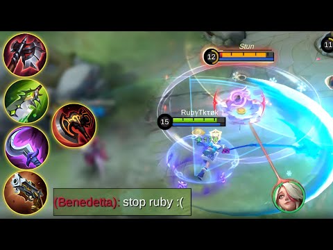 Item Ruby Hyper Buat Musuh Kena Mental Sampe Dibuat Frustasi!! Ruby Best Build