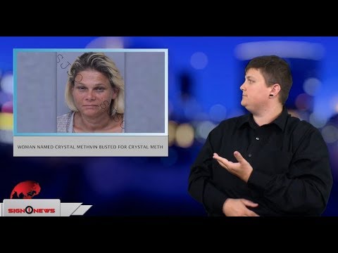 Woman named Crystal Methvin busted for crystal meth (ASL - 6.1.18)