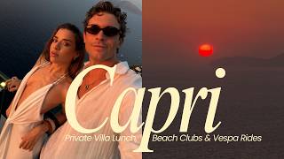 A Summer on Capri with Friends | Private Villa, Amazing Food, Beach Club