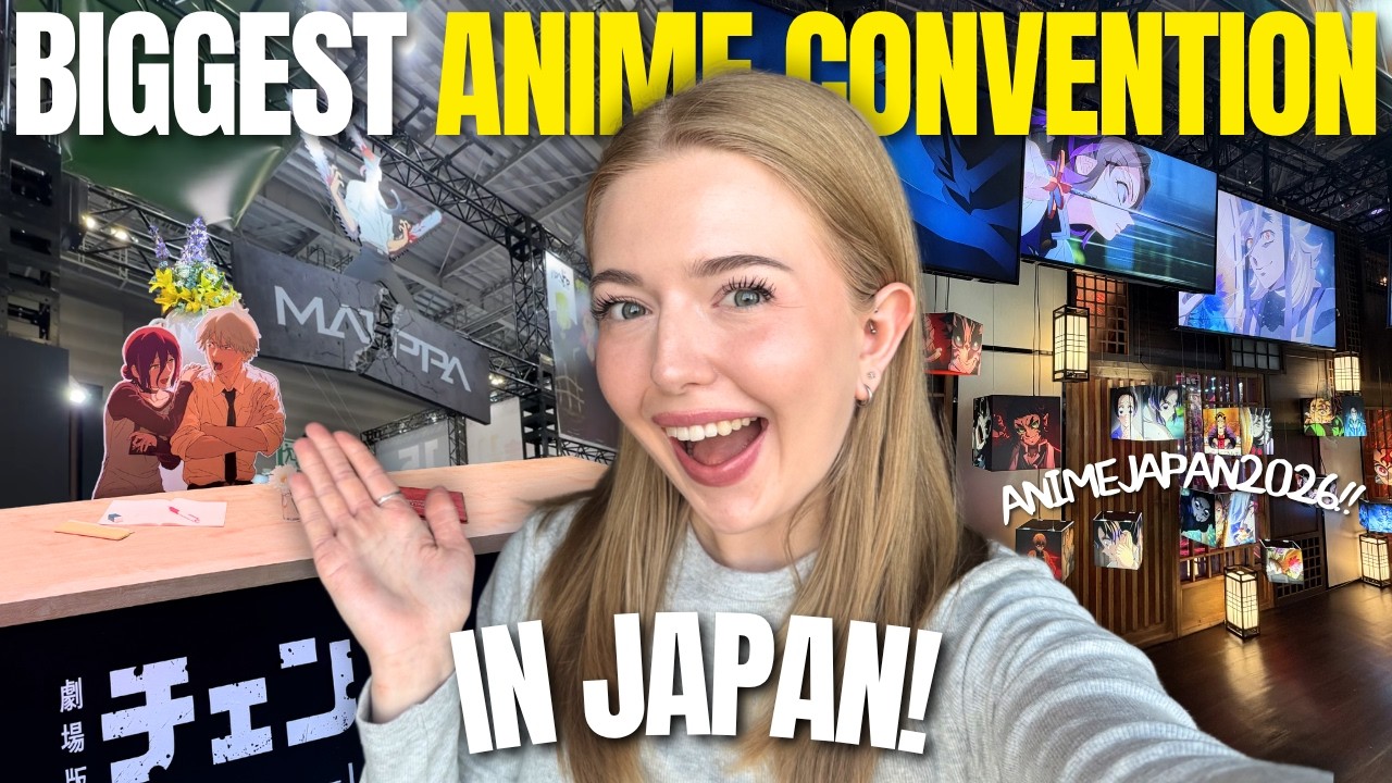 I went to the BIGGEST ANIME CONVENTION in Japan!! (AnimeJapan 2026)