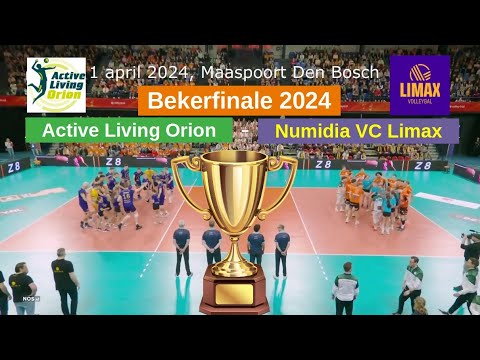 bekerfinale 2024 Active Living Orion - Numidia VC Limax (1 apr 2024) big points in 7 minuten
