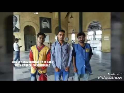 NID4 SEPTEMBER 2017 TRAIN ACTIVITY KARACHI TO HYDERABAD DAY-2 SUCCESSFUL