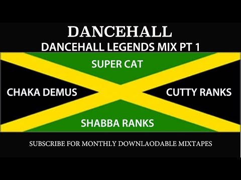 DANCEHALL LEGENDS MIX PT 1 - Super Cat, Shabba Ranks, Chaka Demus, Cutty Ranks
