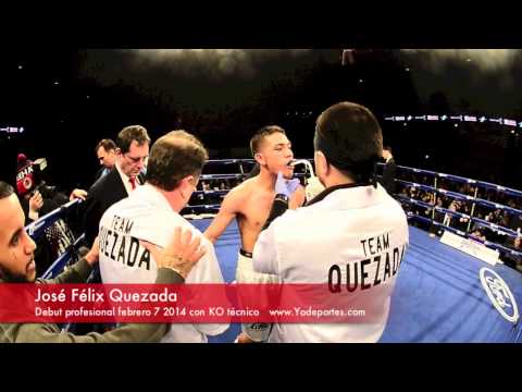 Jose Felix Quezada KO en su primer pelea profesional