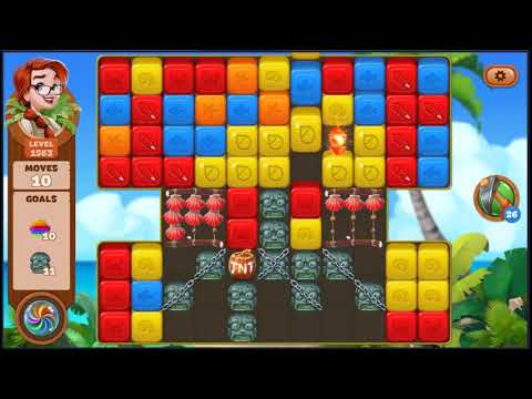 Lost Island Blast Adventure Level 1563 - NO BOOSTERS 🏝️ | SKILLGAMING ✔️