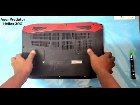 Predator Helios 300 Battery replacement process, How to replace Battery of Predator laptop