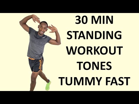 Learn 30 Minute Standing Abs Workout to Tone Your Tummy Fast Mind Luster