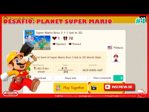 Desafio Super Mario Maker 2: Planet Super Mario