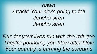 Saxon - Jericho Siren Lyrics