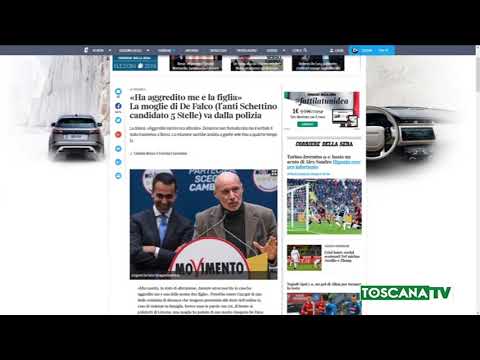 2018-02-18 LIVORNO - SCOPPIA CASO DE FALCO, MOGLIE LO ACCUSA DI VIOLENZA