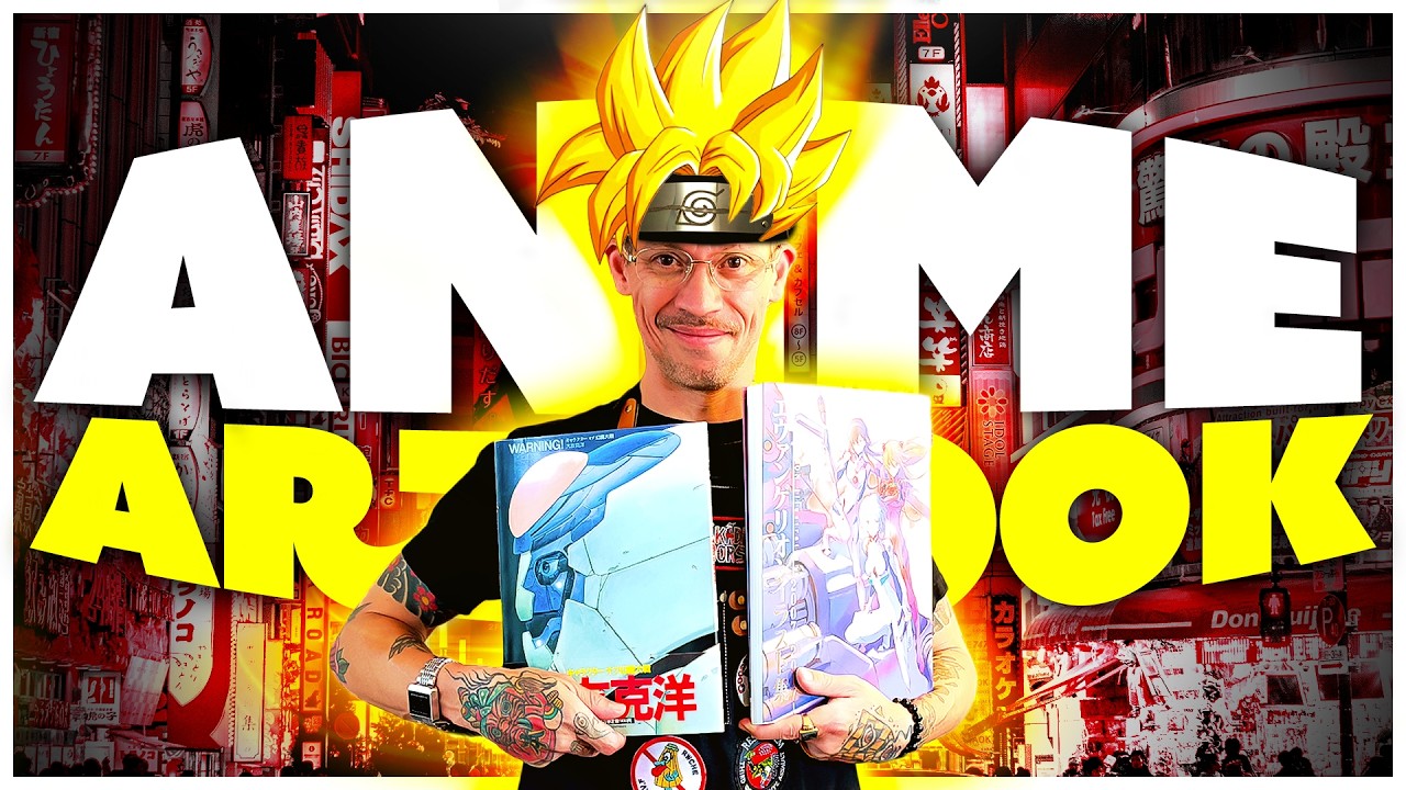 Showing off some of the best Anime Art Books in Japan!