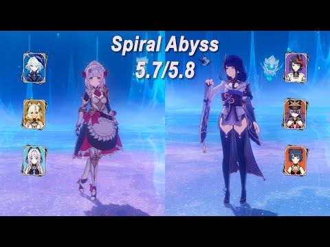 Noelle| Raiden | Spiral Abyss 5.7/5.8 Floor 12 | Genshin Impact