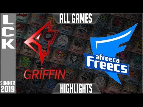 GRF vs AF Highlights ALL GAMES | LCK Summer 2019 Week 1 Day 2 | Griffin vs Afreeca Freecs