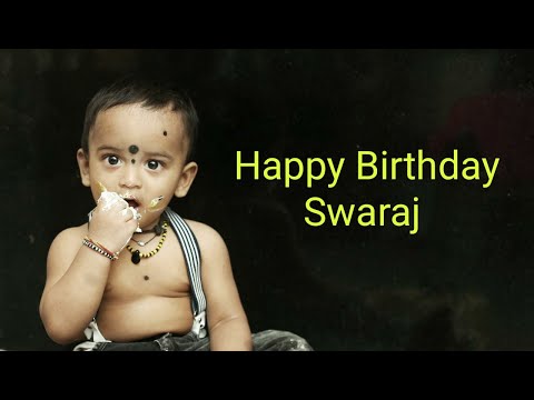 Swaraj Birthday Cake Smash Video