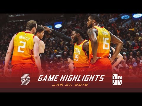 Highlights: Jazz 104 | Blazers 109