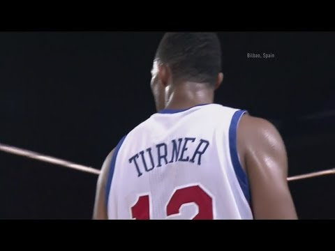 Evan Turner 25 Pts Highlights at Uxue Bilbao Basket (2013.10.06) (NBA PRESEASON)
