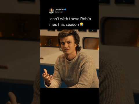 Robin lines this season keep getting freaky 😭