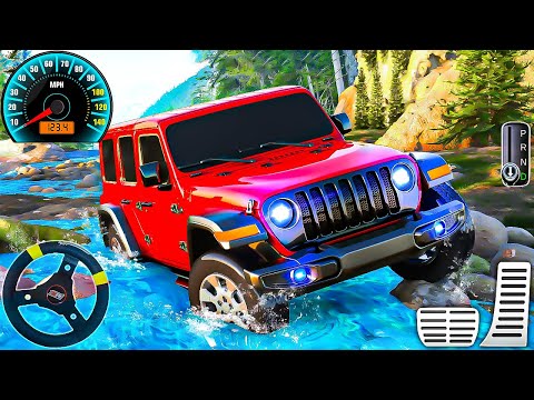 Offroad 4x4 Mud Jeep Driving Simulator - SUV 4x4 Luxury Prado Stunts - Android Gameplay