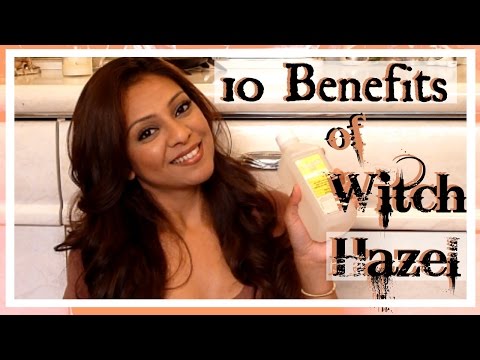 10 Benefits of Witch Hazel │ Shrink Pores, Tighten & Brighten Skin, Clear Acne, Toner & More! Video