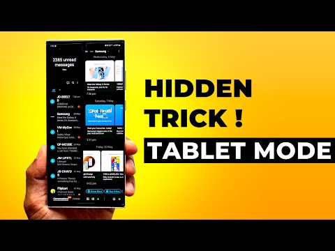 Hidden Trick - Turn your Android phone into Tablet !