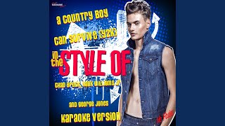 A Country Boy Can Survive (Y2k) (In the Style of Chad Brock, Hank Williams Jr and George Jones)...