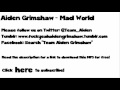 Aiden Grimshaw - Mad World (Free MP3 link ...