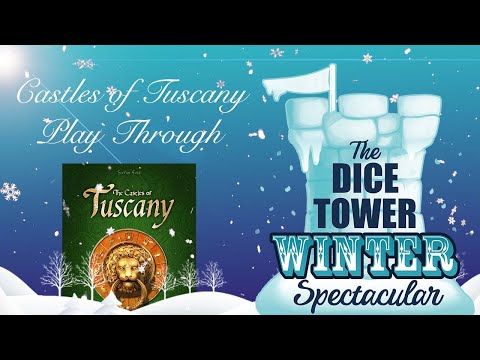 Castles of Tuscany Play Through - Winter Spectacular